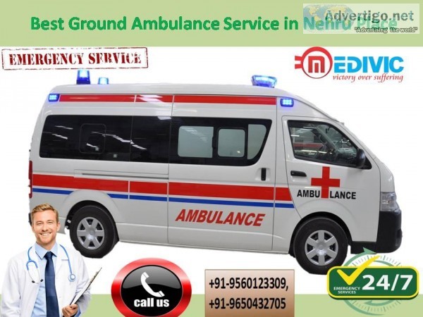 Medivic Ambulance Services in Nehru Place With Advanced Medical 