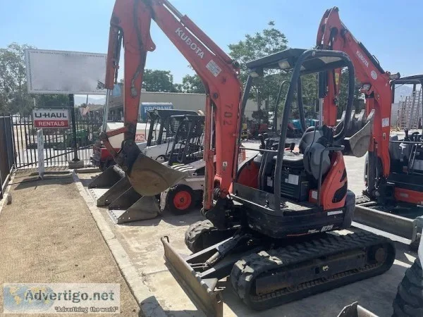 2015 KUBOTA U25 MINI HYDRAULIC EXCAVATOR
