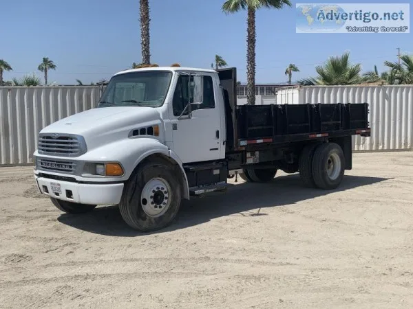2001 STERLING ACTERRA FLATBED DUMP TRUCK
