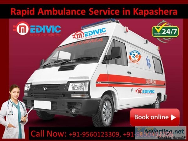 Responsible Ambulance Service in Kapashera by Medivic