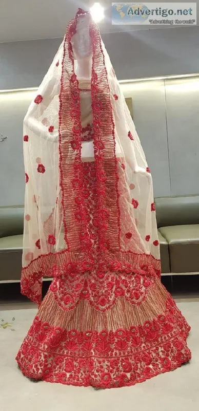 Heavy flared bottom traditional lehengas now available on keshav