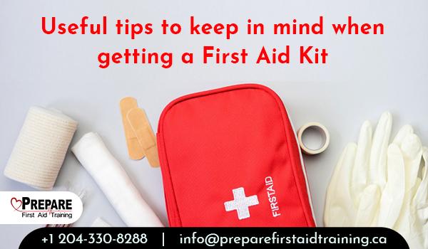 First Aid kit  and First Aid Training Winnipeg