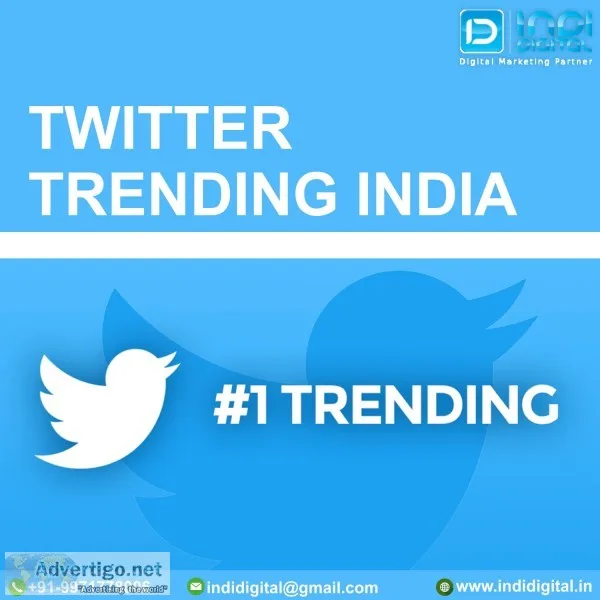 Get best twitter trending service in india