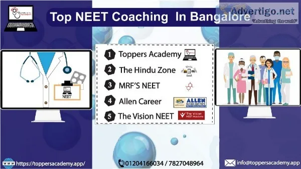 Best Online NEET Coaching in Bangalore