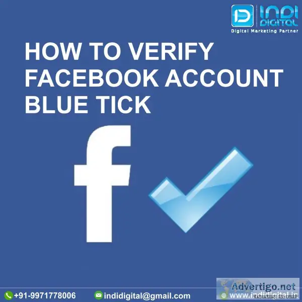 How to verify facebook account blue tick