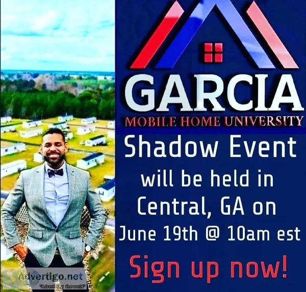 Live mobile home investing event