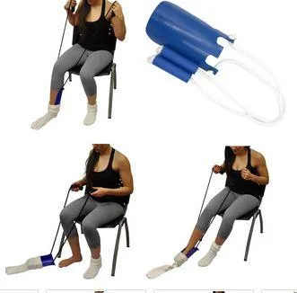 Adjustable Length Sock Dressing Assist Aids Device for Elderly S