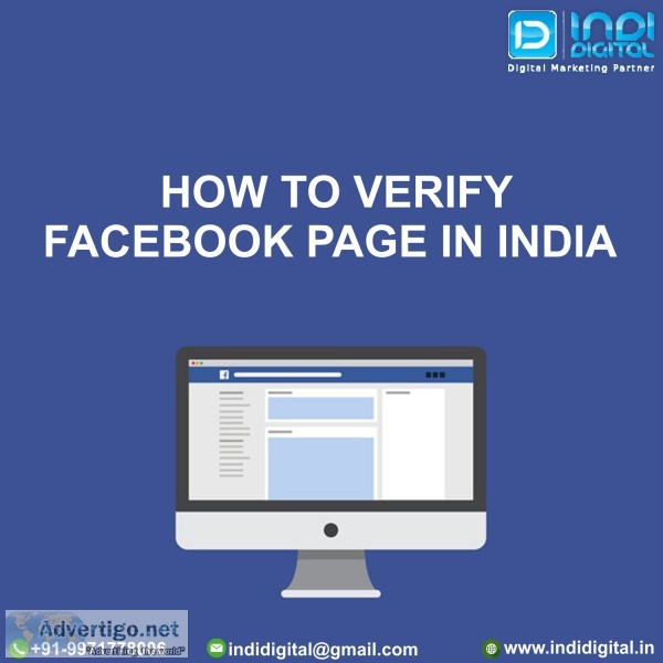 How to verify facebook page in india