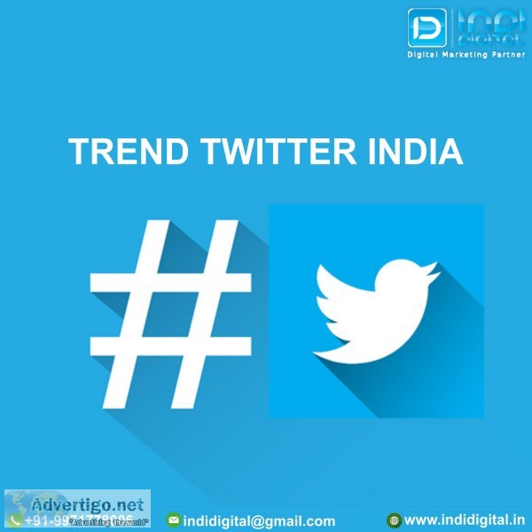 Which is the best way to trend on twitter in india
