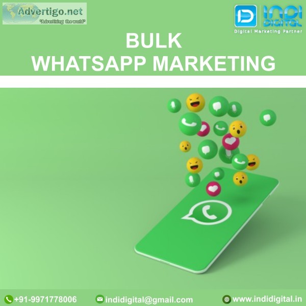 We are the best company for bulk whatsapp marketing
