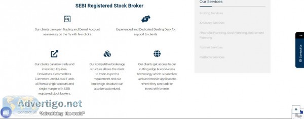Start trading with sebi registered stock broker | open demat acc