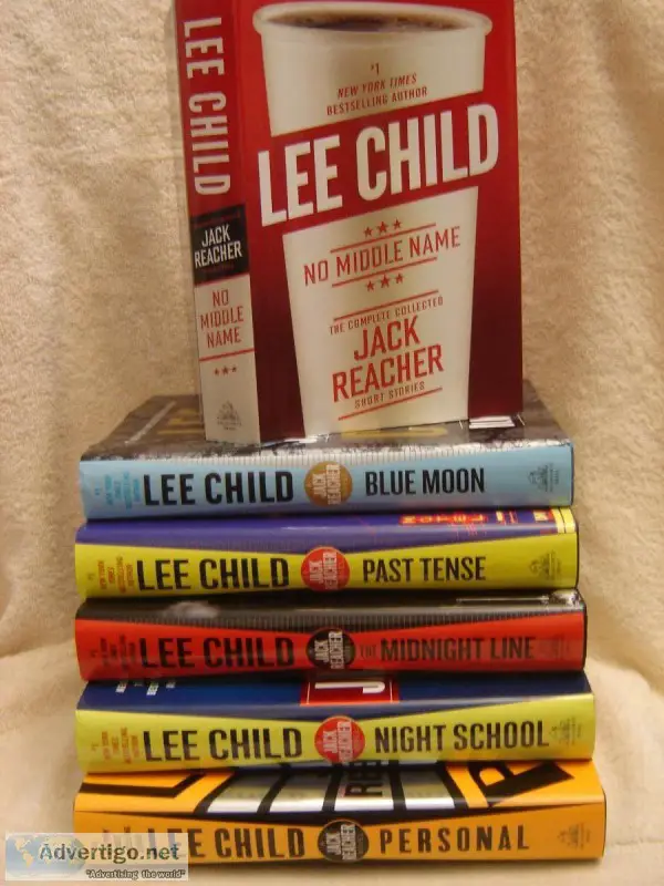 LEE CHILD Jack Reacher novels. most recent titles. hardcovers w 