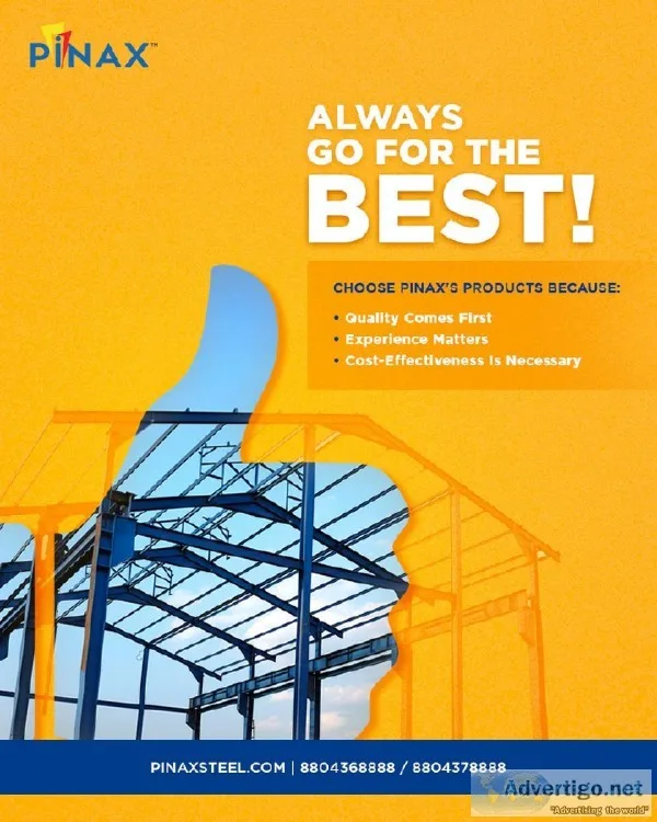 PEB company providing agile durable and cheap buildings - Pinax 