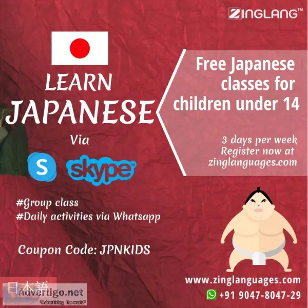 Japanese classes bangalore - zing languages