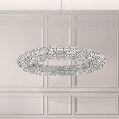 Buy Schonbek CA3939 Cassini 28 Light Pendant   Chandelier  Grays