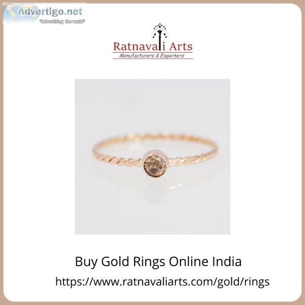 Buy Gold Rings Online India  Ratnavaliarts