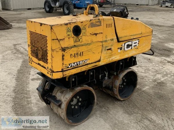 2016 JCB VM1500 VIBRATORY TANDEM WALK-BEHIND PADFOOT ROLLER 1319