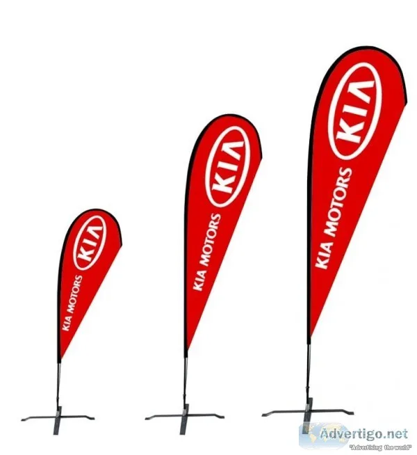 Teardrop Flags - Custom Teardrop Banners  Starline Tents