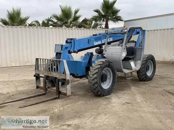 2006 GENIE GTH636 ROUGH TERRAIN REACH FORKLIFT 131928213