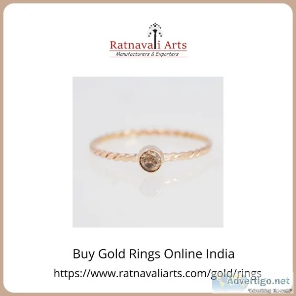 Buy Gold Rings Online India  Ratnavaliarts