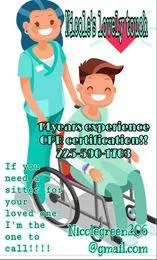 need a sitter for your loved one