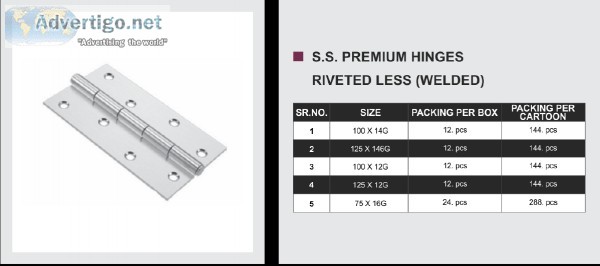 Hinges Manufacturer  Kaizon Hardware