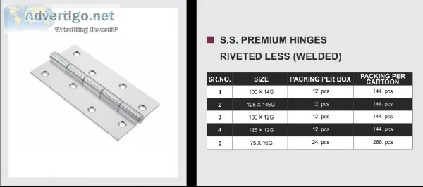 Hinges Manufacturer  Kaizon Hardware