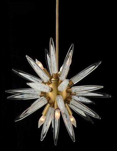 Buy John Richard Handblown Glass Sphere Droplight with Six Light