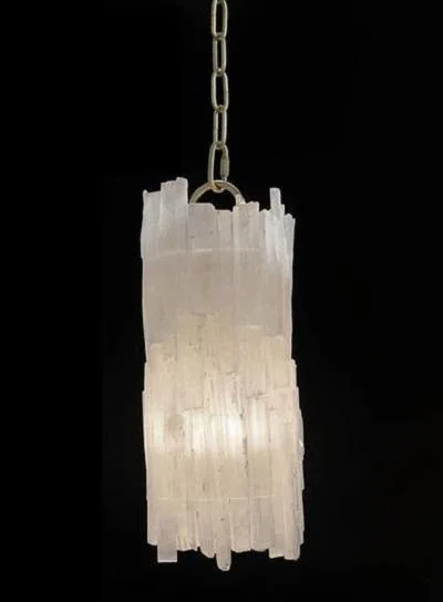 Buy John Richard Natural Selenite Pendant  Chandelier  Graysonlu