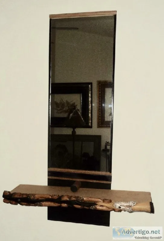 New - Hand Made Mirror - Imported Jamaican Hardwood.