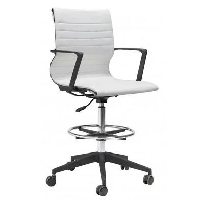 Buy Zuo Stacy Drafter Office Chair White  Office Chairs  Grayson