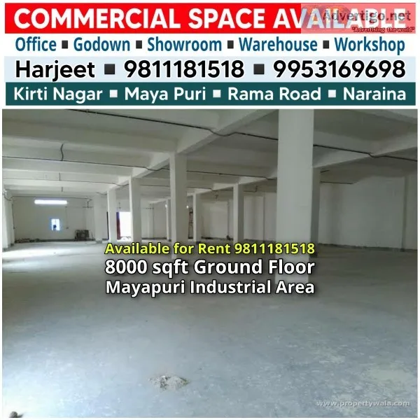 Godown Warehouse Workshop Rent Mayapuri Industrial Area