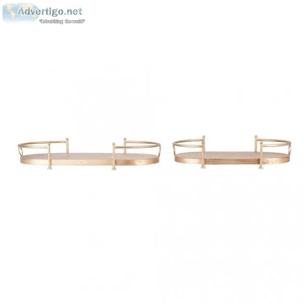 Gold finish Tray  Chic Paradis Luxe