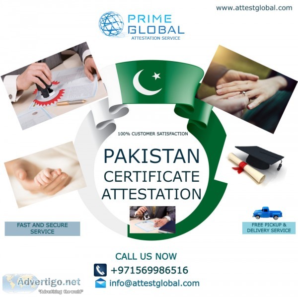 Prime global attestation services uae - certificate & document a