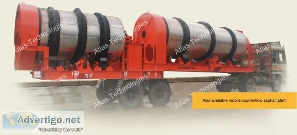 Counterflow asphalt mix plant with RAP  Atlas Technologies
