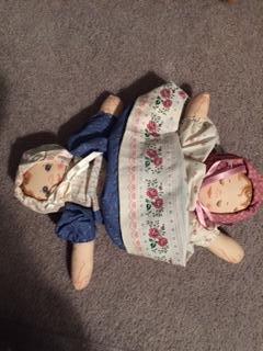 VINTAGE TOPSY TURVY AWAKEASLEEP BABY DOLL