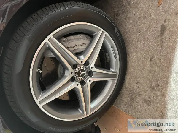 Complete set MB AMG wheels and tires
