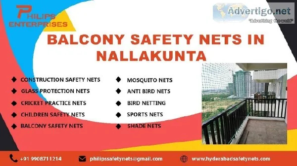 Balcony Safety Nets in Nallakunta