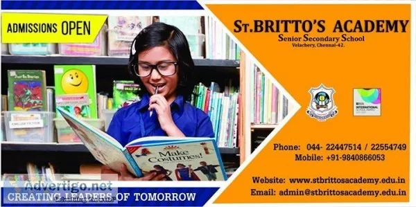 Top cbse school in chennai-stbritto s academy