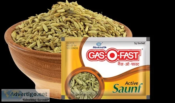 Best instant gas relief with goodness of snauf by Gas O Fast