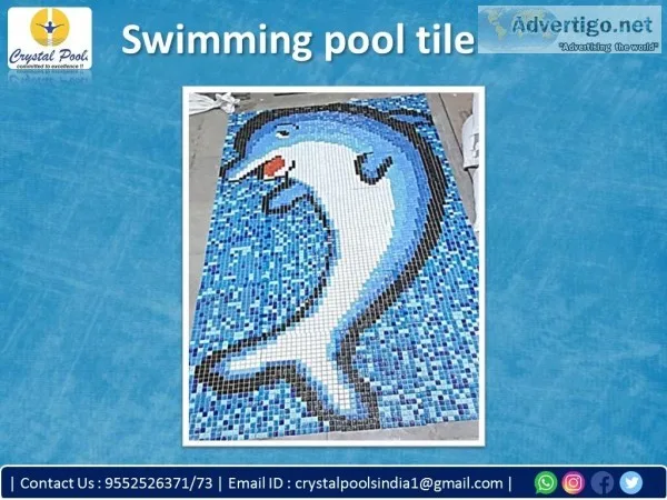 Swimming pool tile
