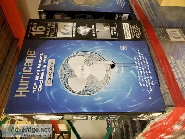 Hurricane Wall Mount Fan 16&quot