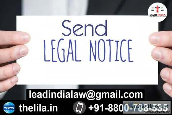 Send legal notice - Lead India Law Associates