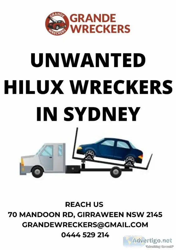 Unwanted hilux wreckers in sydney