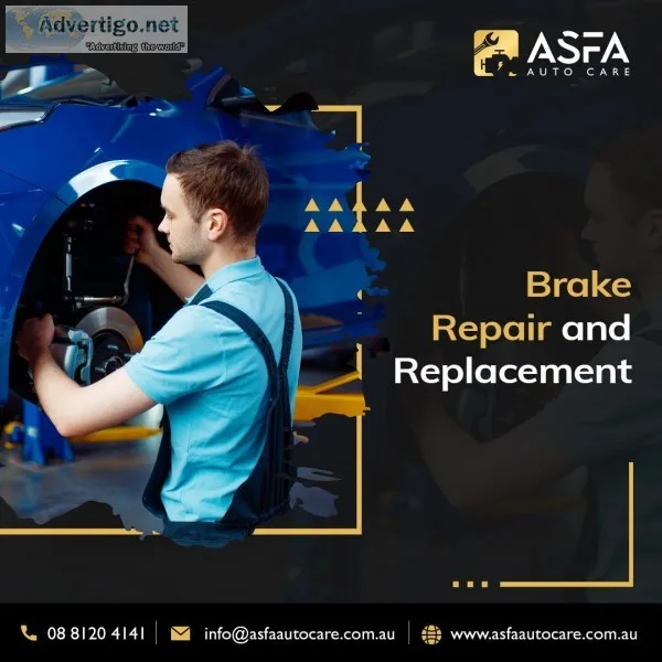 Brake pad replacement at best auto care shop