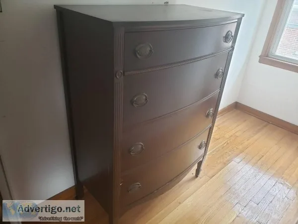 Mid Century Solid Wood Bedroom Set