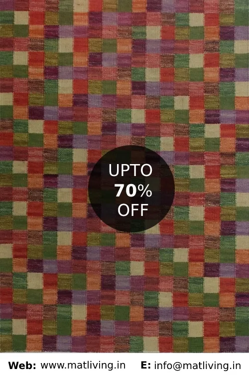 Contemporary small box flat weave multi sale