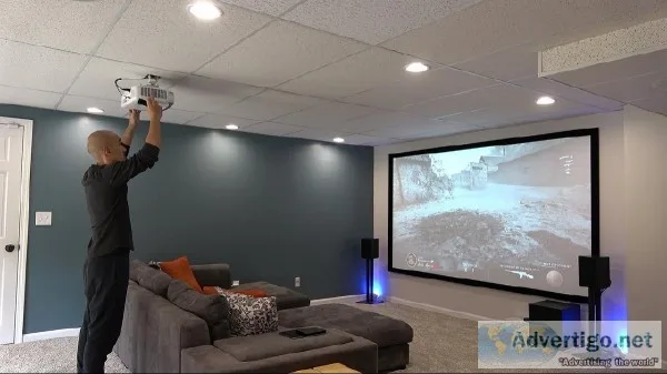 Get Projector Screen Tv Setup in a Jiffy  PerfectangleTV