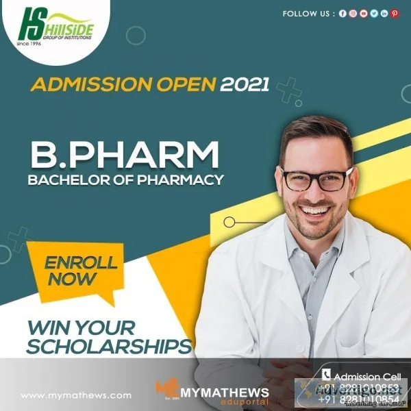 Admission Open 2021-22 For Pharmacy Courses
