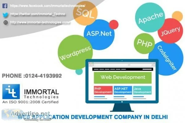 Web Application Development Company in Delhi